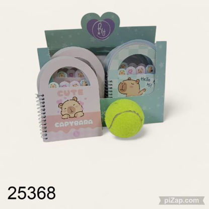 Imagen de LIBRETA CAPY CUTE C/SEÑALADOR 10X14CM 10.25